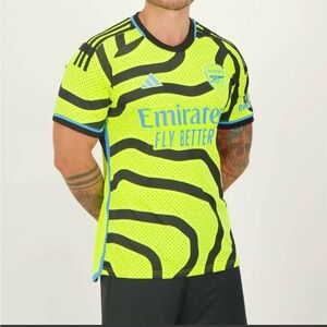 Adidas Yellow and Black Men's Jersey